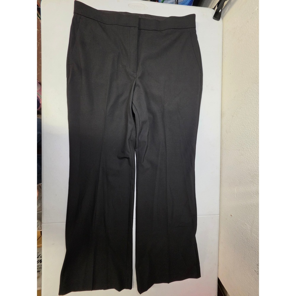 Ann Taylor Womens Black Wide Leg Dress Pants Size 16 NWT Business Professional
